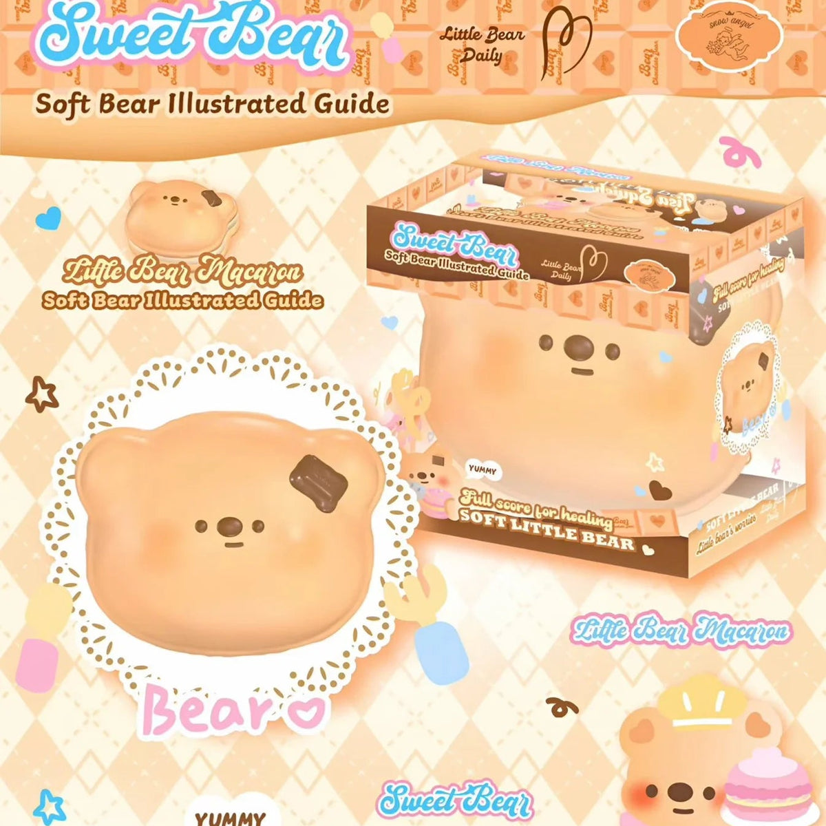 Lisa Little Bear Macaron Squishy