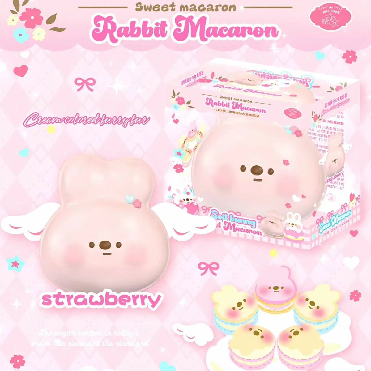 Lisa Little Rabbit Macaron Squishy