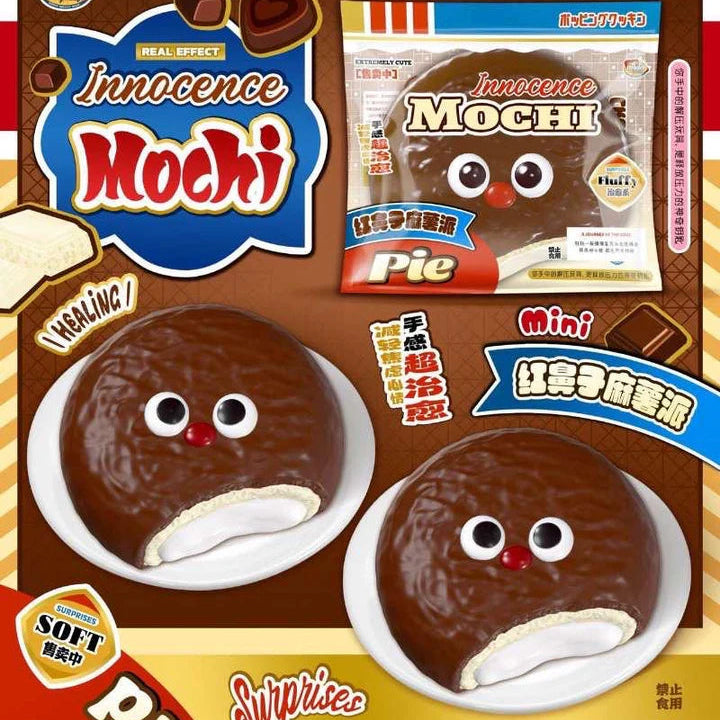 Mido Red Nose Mochi Pie Squishy