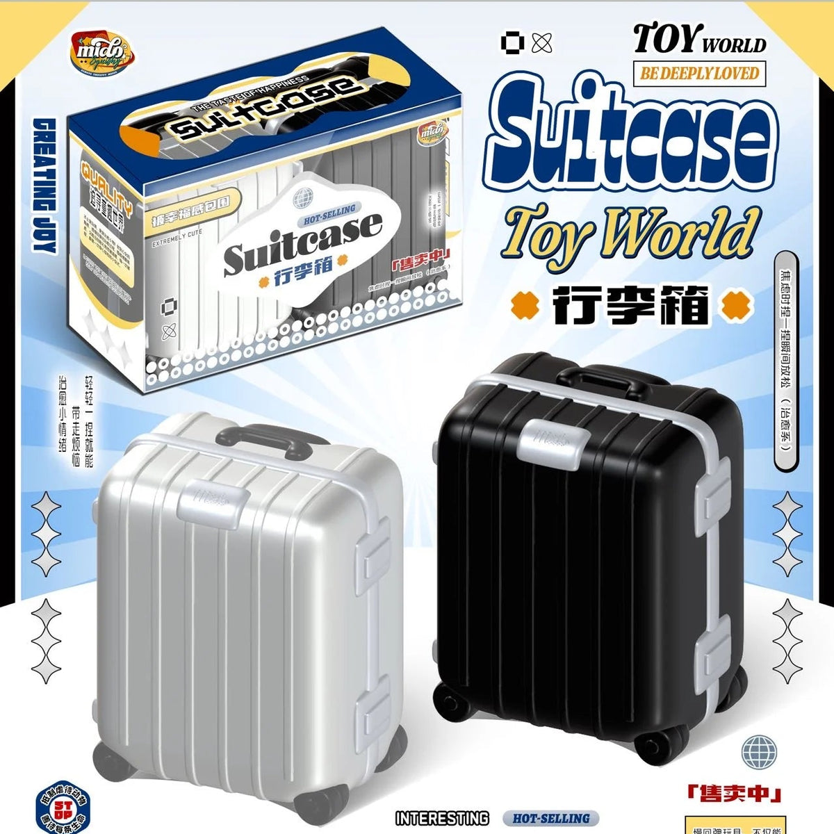 Mido Suitcase Squishy Set