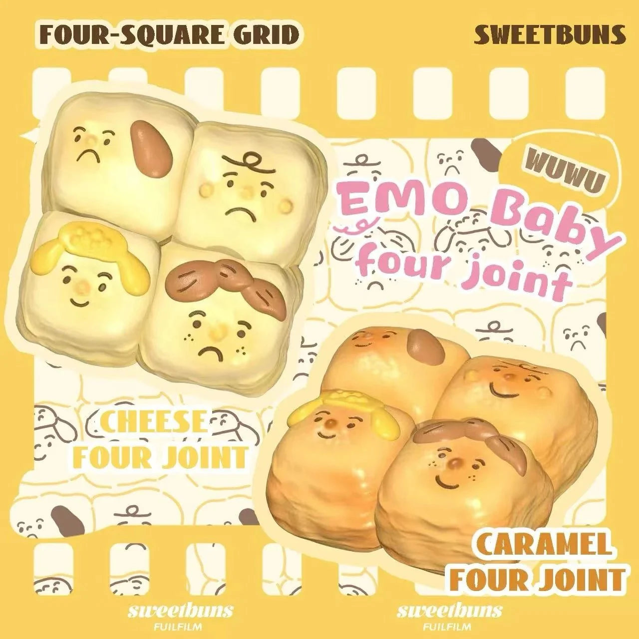 SweetBuns Cry Baby Chigiri Bread Squishy