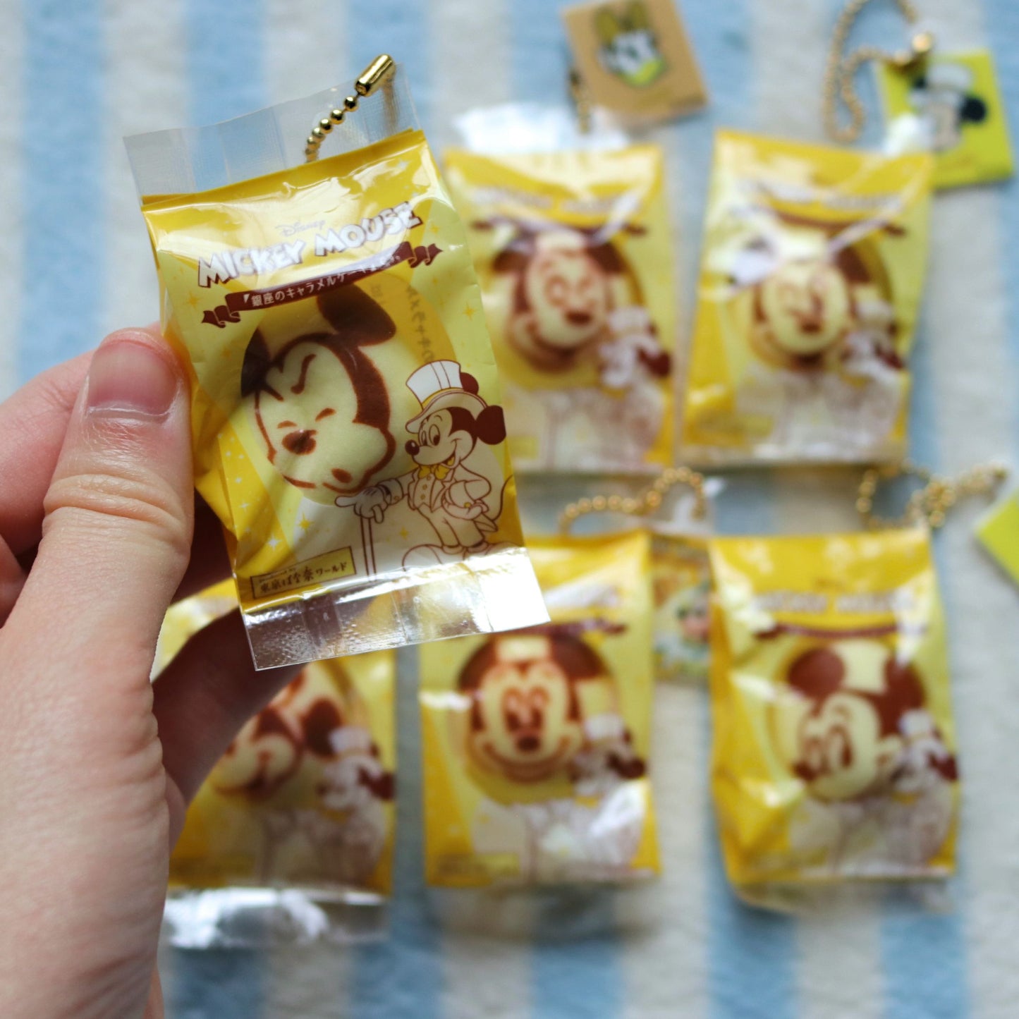 Mickey Mouse Ginza Caramel Cake Squishy Gashapon
