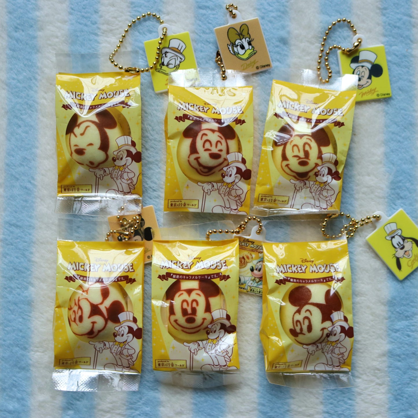 Mickey Mouse Ginza Caramel Cake Squishy Gashapon
