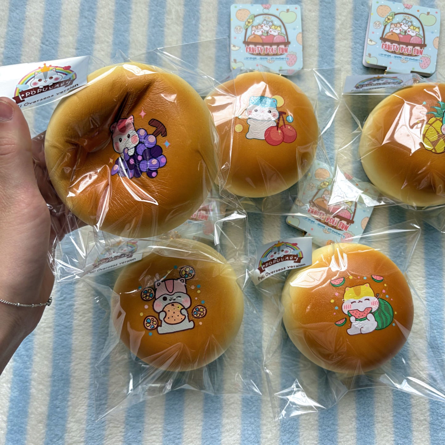 Poli Fruity Bun Squishy