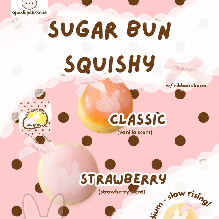 Squish Patisserie Sugar Bun Squishy