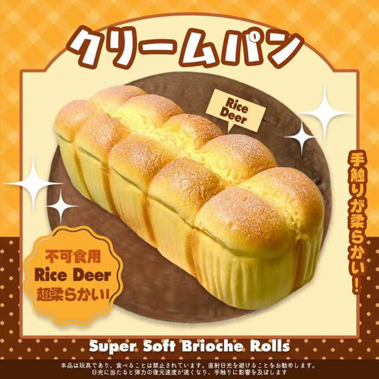 Rice Deer Brioche Rolls Squishy
