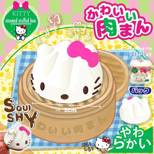 Hello Kitty Steam Bun Squishy