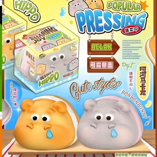 Mido Hippo Macaroon Squishy