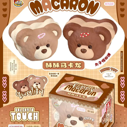 Mido Teddy Bear Macaron Squishy