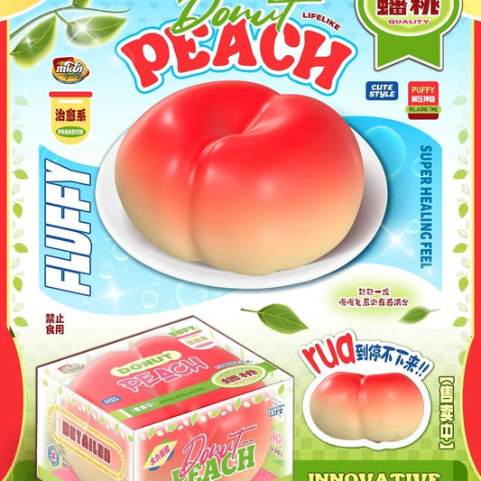 Mido Donut Peach Squishy