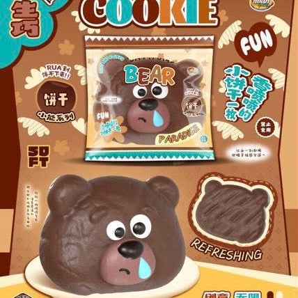 Mido Bear Chocolate Cookie Squishy