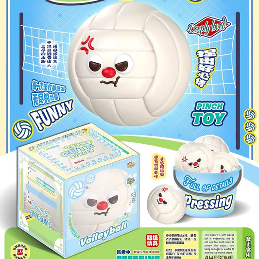 Mido Red Nose Volleyball Squishy