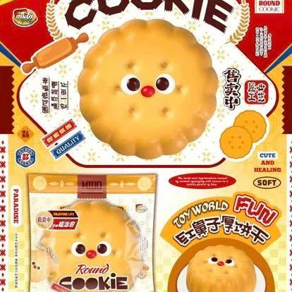 Mido Jumbo Red Nose Round Cookie Squishy