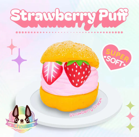 Chawa Strawberry Cream Puff Squishy