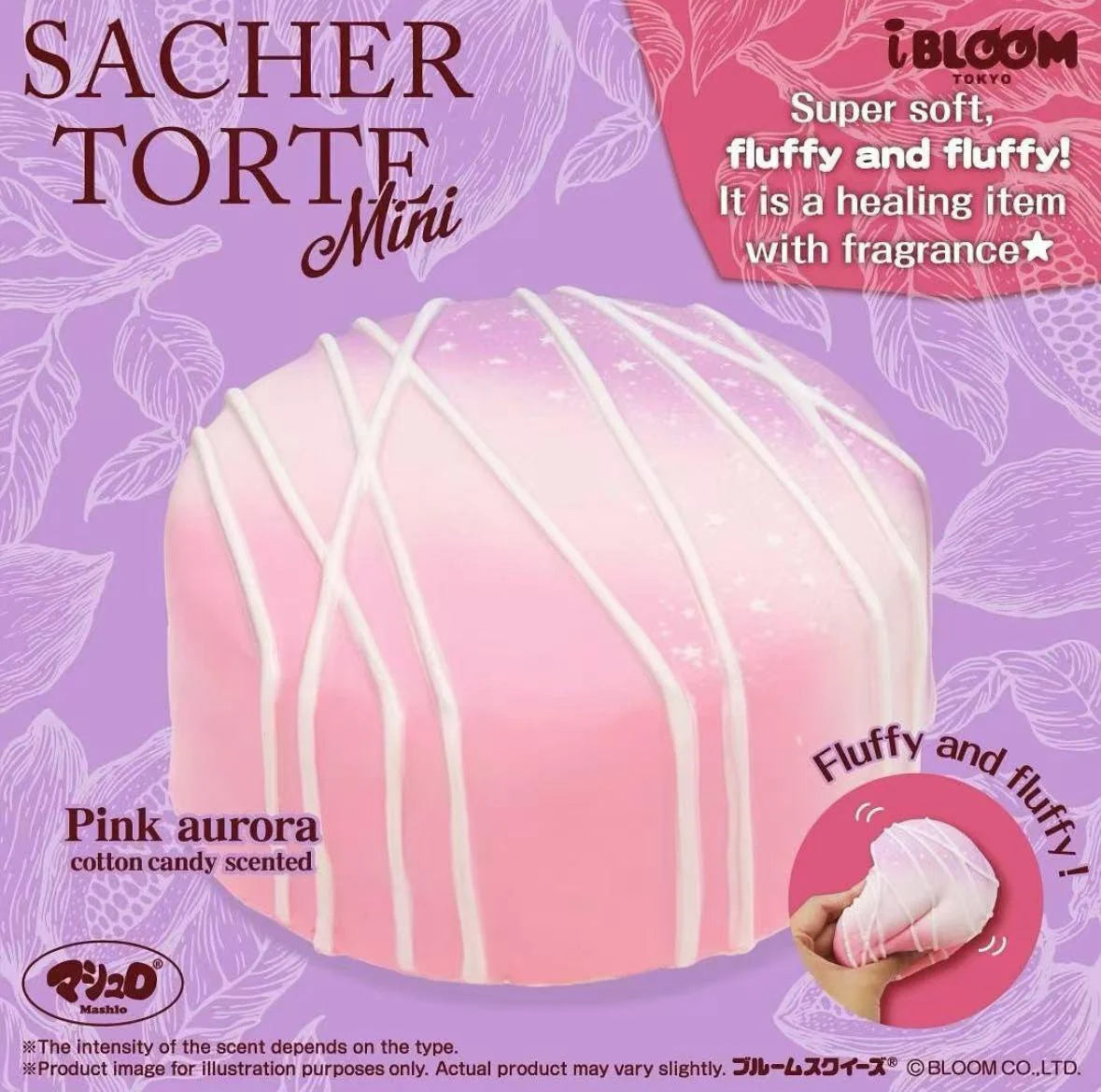 iBloom Pink Aurora Sacher Torte Squishy