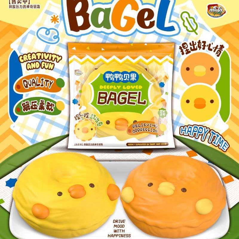 Mido Duck Bagel Squishy