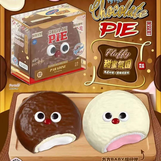 Mido Red Nose Mochi Chocolate Pie Squishy