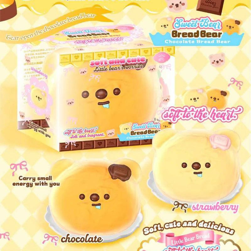Lisa Chocolate Bread Bear Squishy