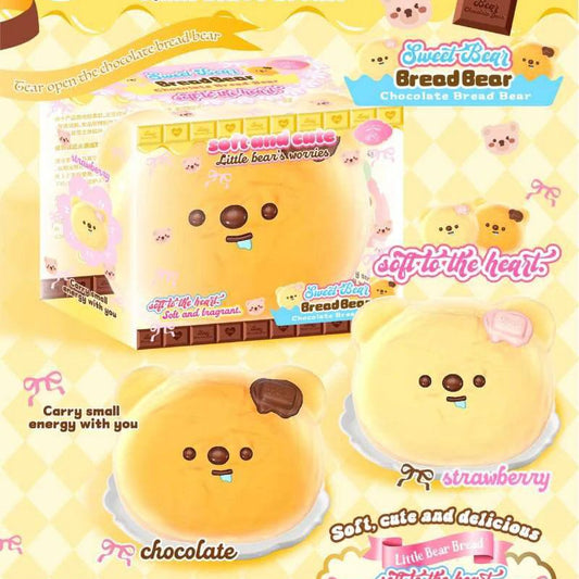 Lisa Chocolate Bread Bear Squishy