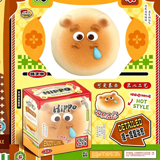 Mido Hippo Shaobing Squishy