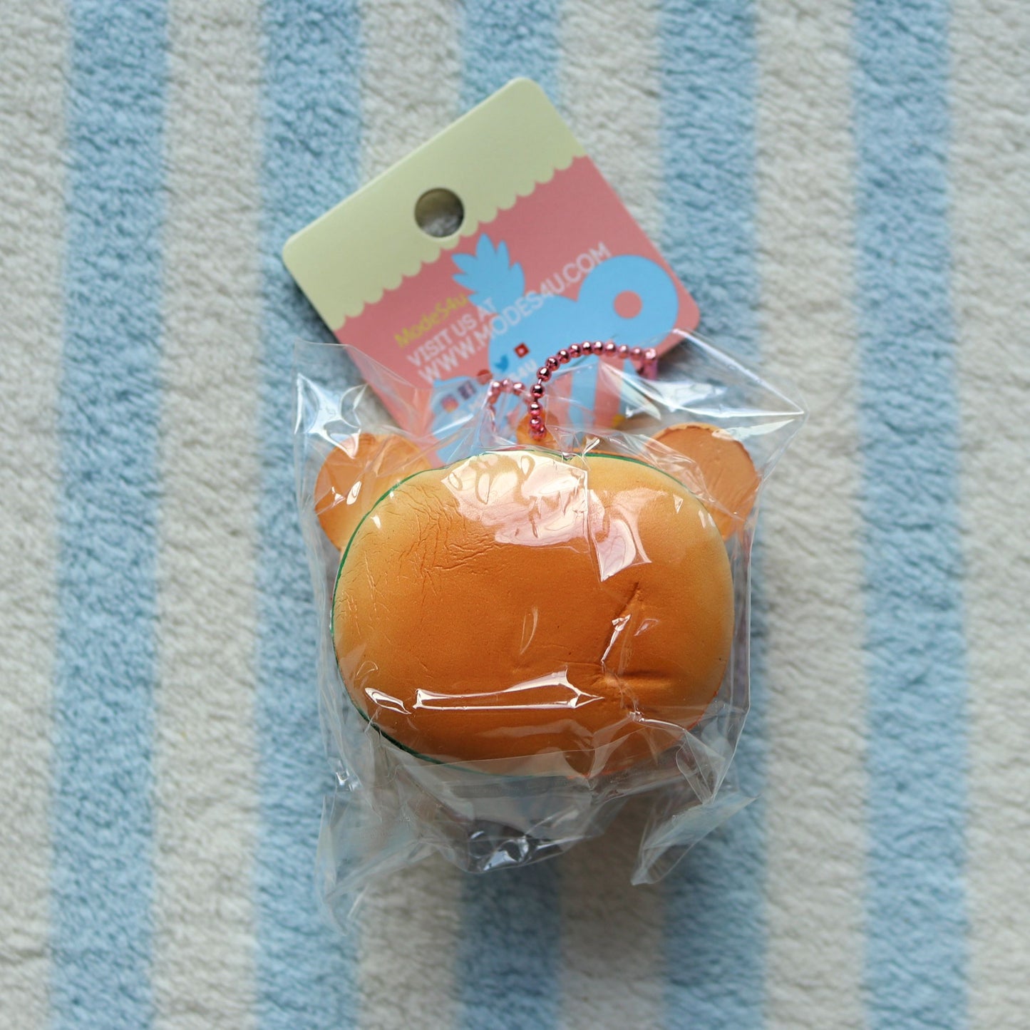 Kuma Bear Cheeseburger Squishy