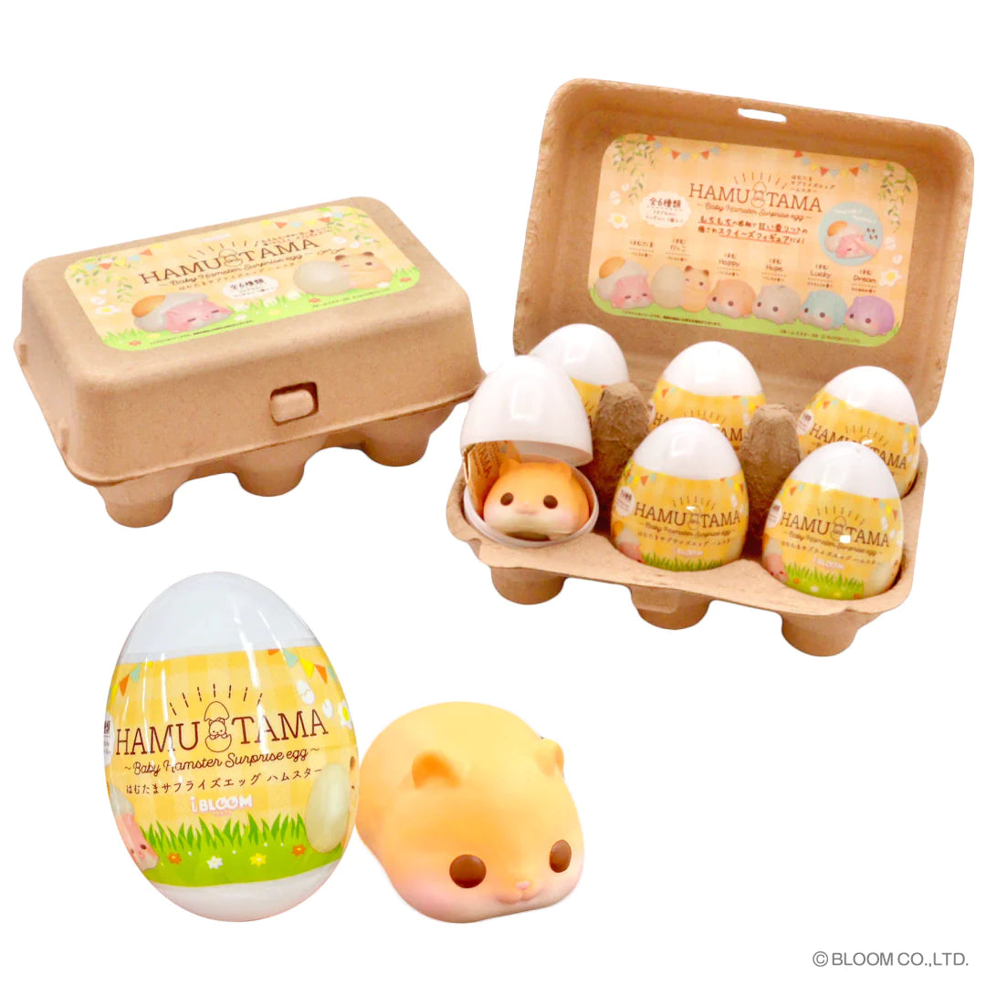 HAMUTAMA Baby Hamster Surprise Egg iBloom Squishy