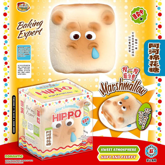 Mido Marshmallow Hippo Squishy