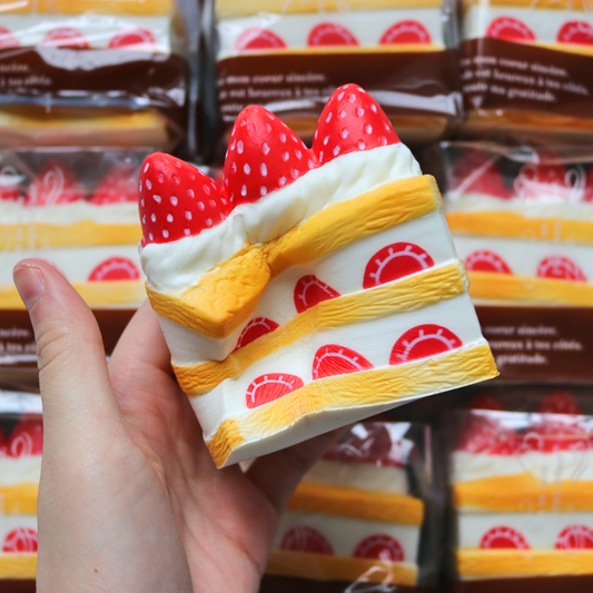 Jane Strawberry Mille Feuille Squishy
