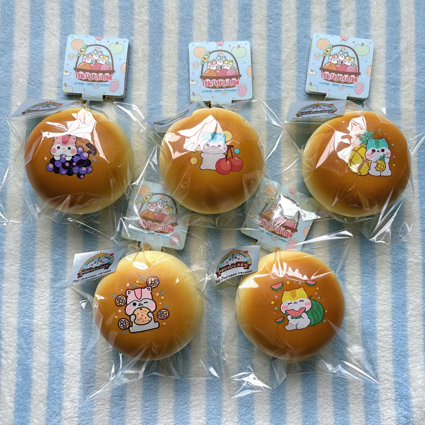 Poli Fruity Bun Squishy