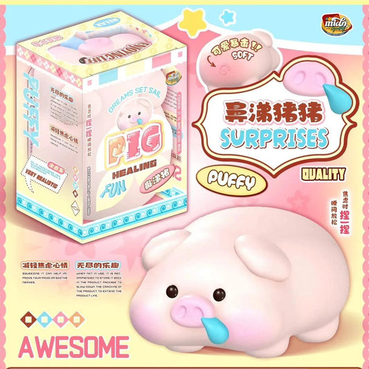 Mido Running Nose Pig Squishy