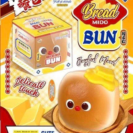 Mido Red Nose Bread Bun Squishy