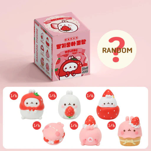 Strawberry Molang Figurine Blind Box
