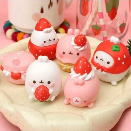 Strawberry Molang Figurine Blind Box